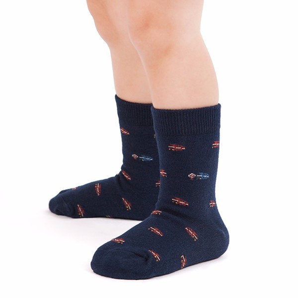 socks appeal韩式婴童棉袜——公交车