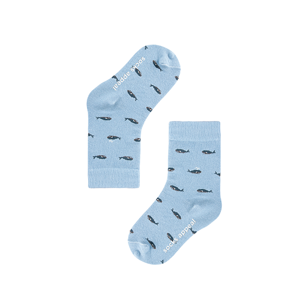socks appeal韩式婴童棉袜——鲸鱼