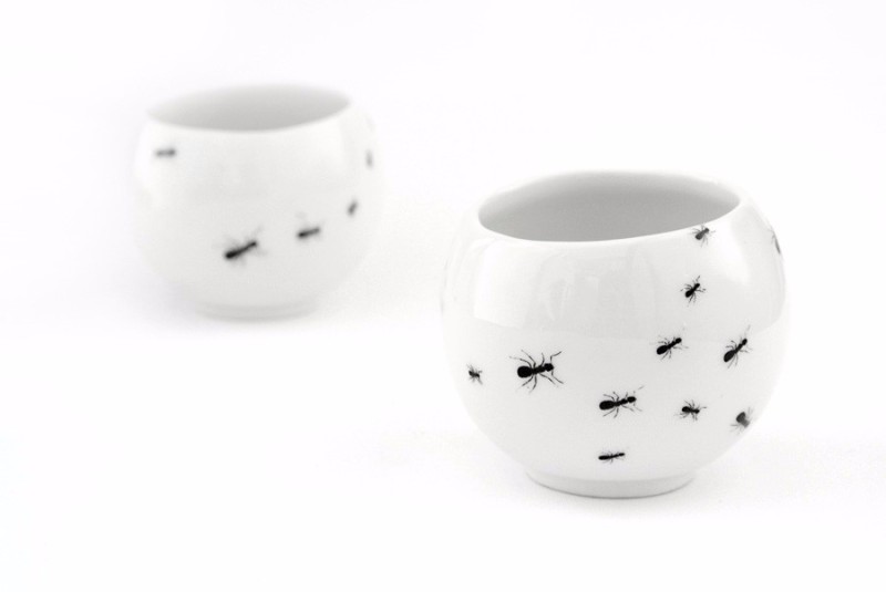 昆虫陶瓷茶具