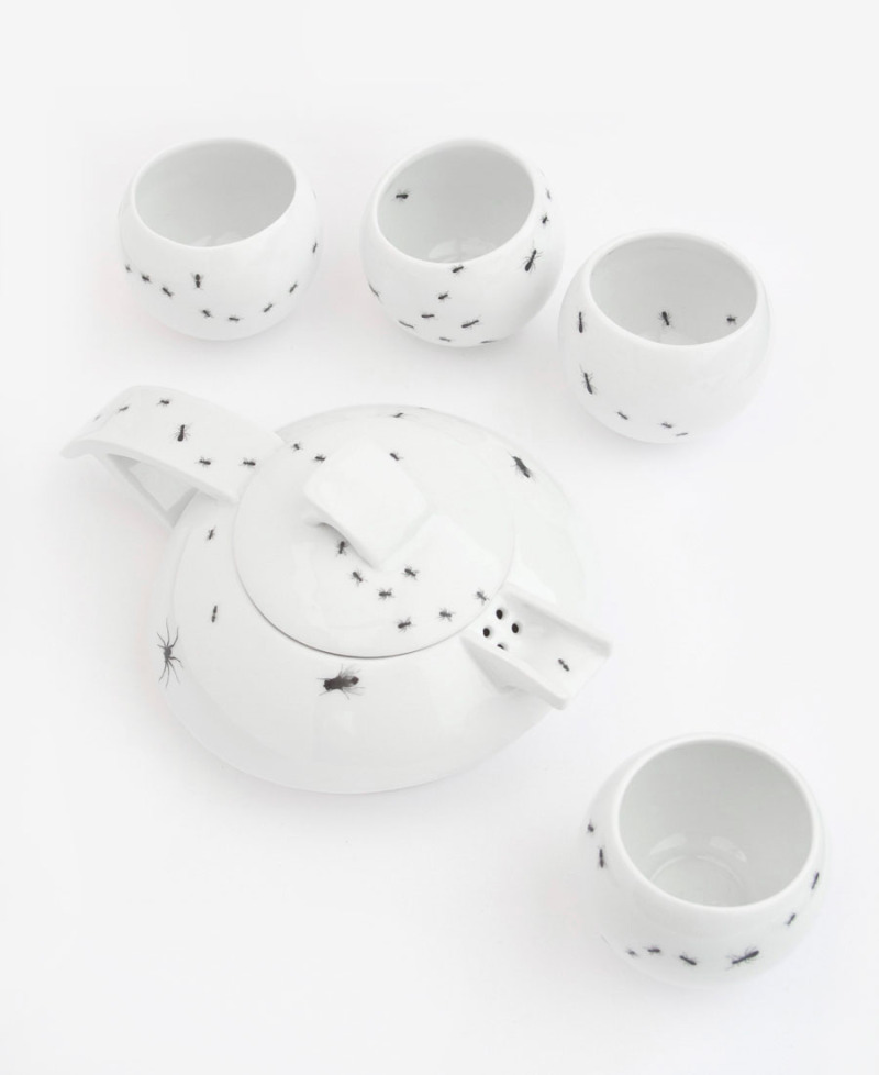 昆虫陶瓷茶具