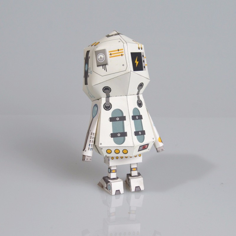 Boogiehood纸质玩具——机器人