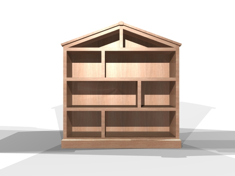 娃娃屋造型书柜