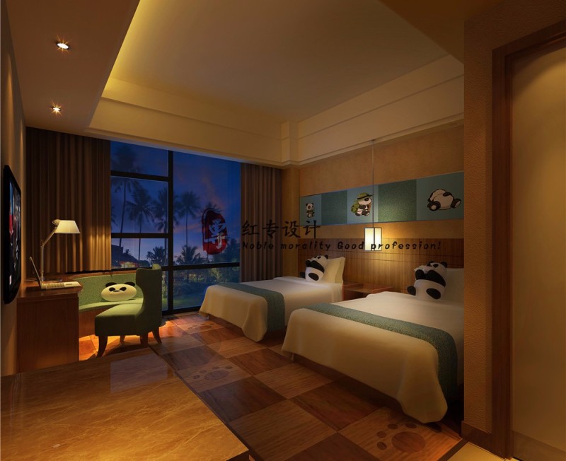 成都度假酒店设计——红专设计|米瑞熊猫王子酒店