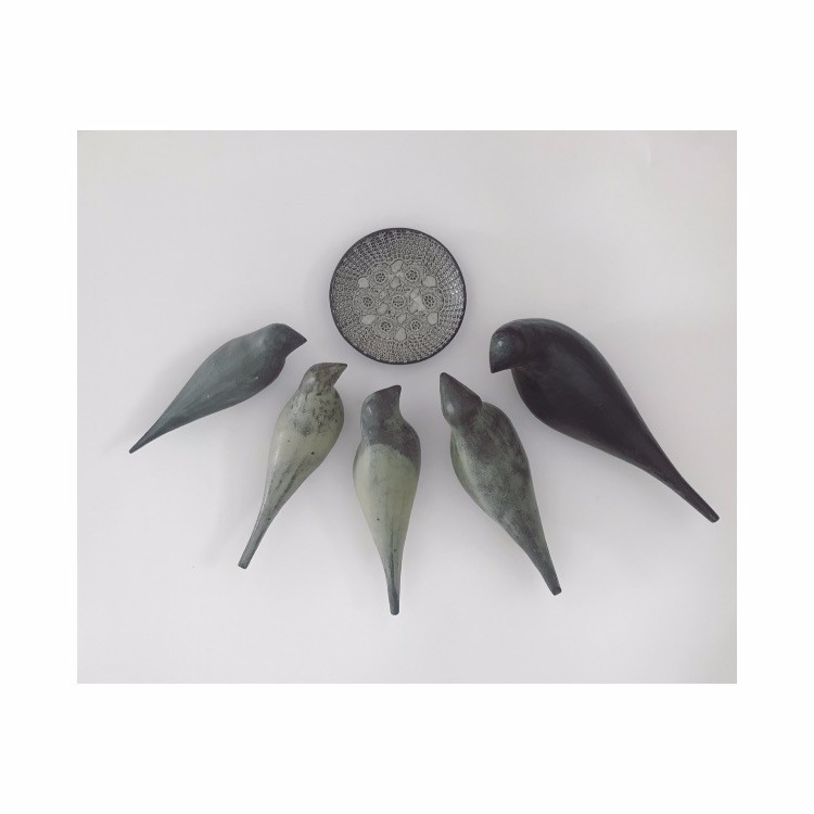 手工陶瓷鸟