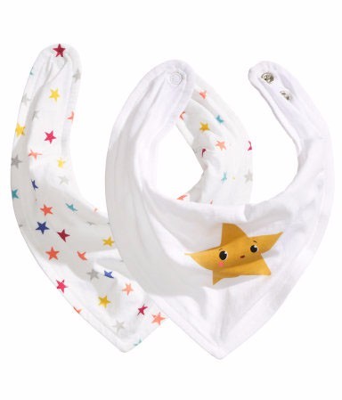 H&M新生儿套装印花设计-星星