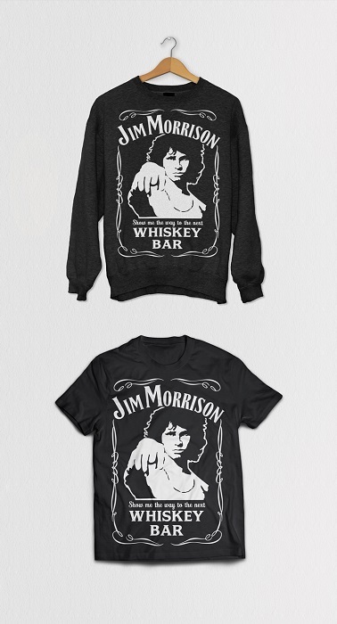 Jim Morrison印刷图案