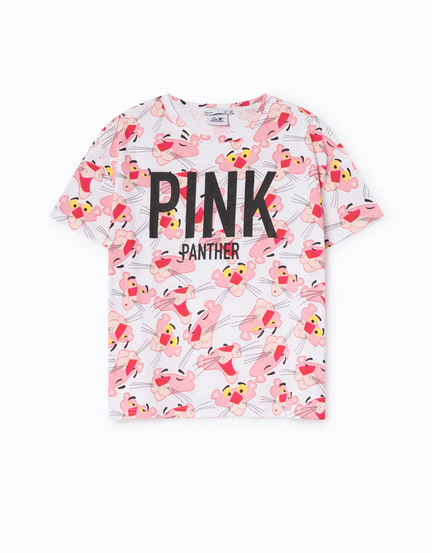 LEFTIES粉红豹短语T恤图案设计