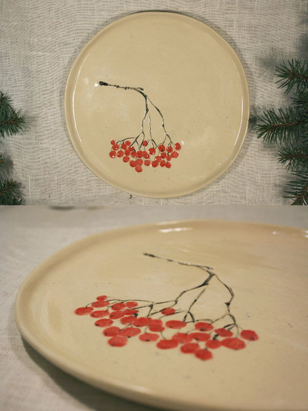 陶瓷杯-浆果图案