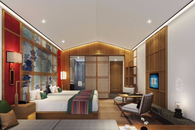 朝阳星级酒店设计—红专设计|锅庄温泉星级酒店