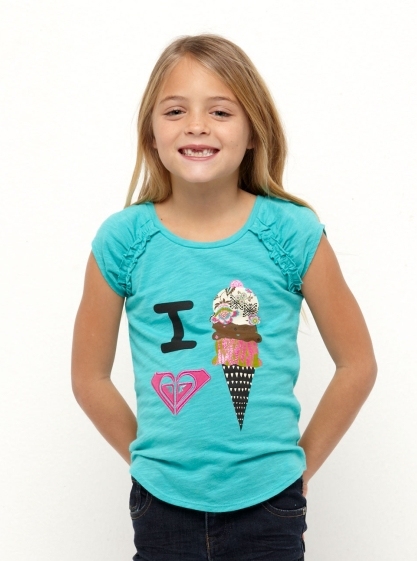 Roxy Girl夏季T恤图案
