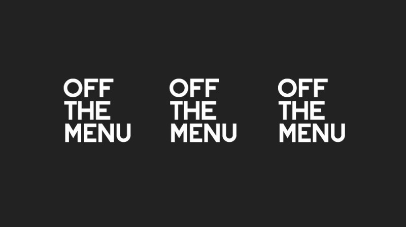 Logo设计——Off the Menu 