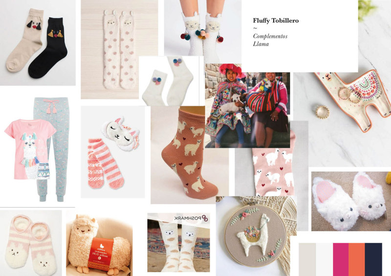 OYSHO袜子和配件图案——羊驼