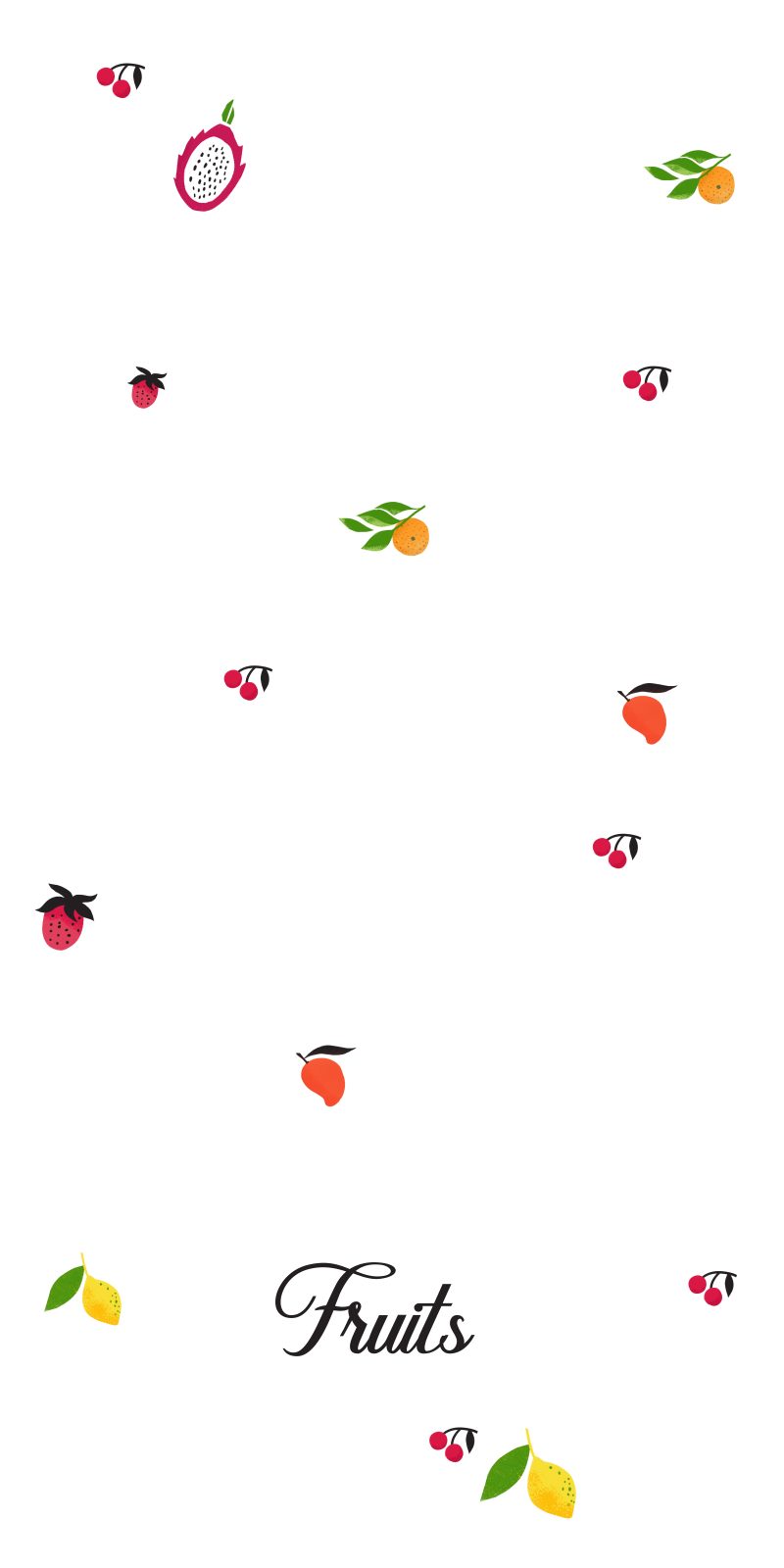 水果主题设计插图