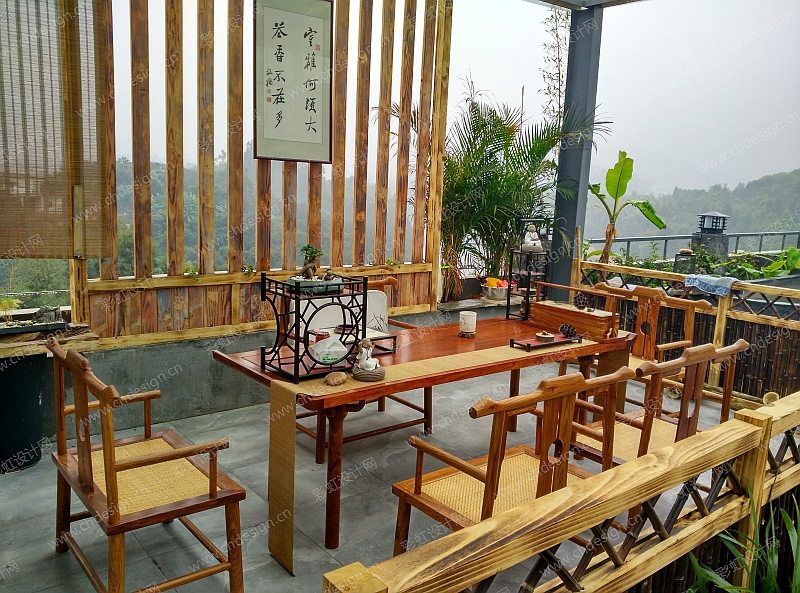 中国新中式实木家具套组