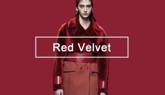 红丝绒--女装皮衣皮草色彩趋势