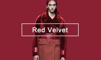 红丝绒--女装皮衣皮草色彩趋势