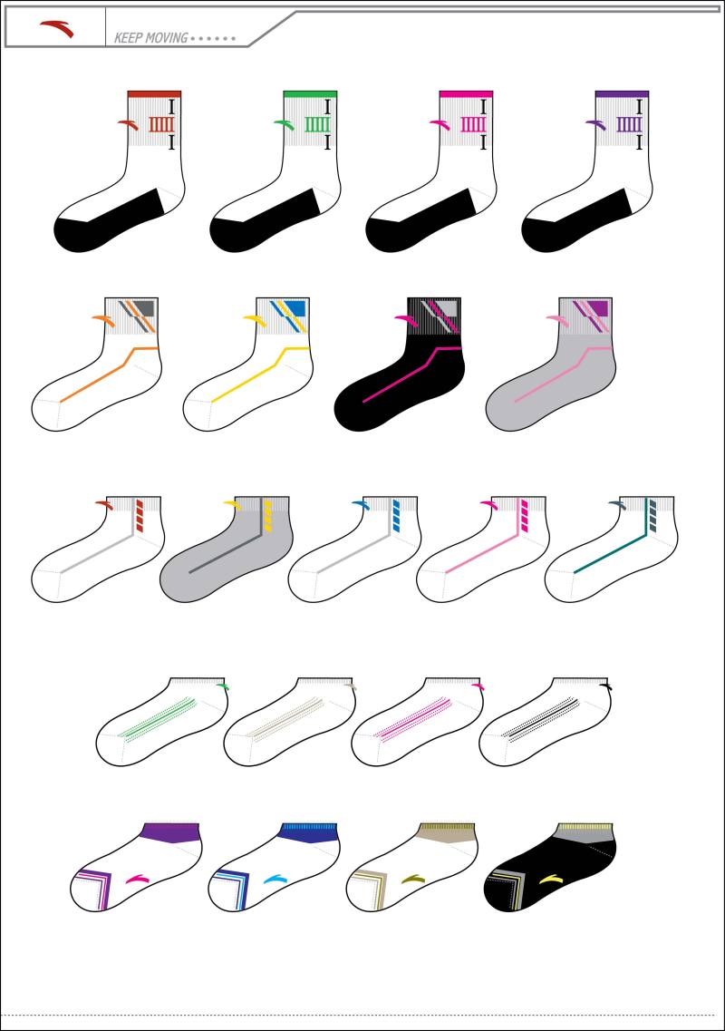 运动袜子-设计案例_彩虹设计网