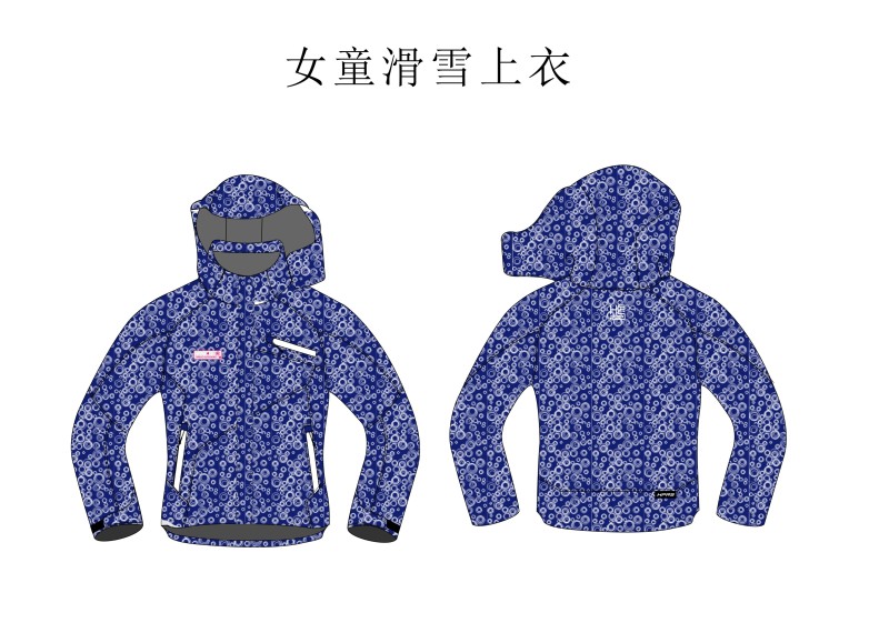 女童滑雪服-设计案例_彩虹设计网