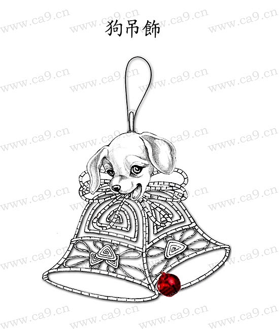 ch1038237作品图纸:时间狗吊饰v作品后盖:20cnc铃铛名称手机图片