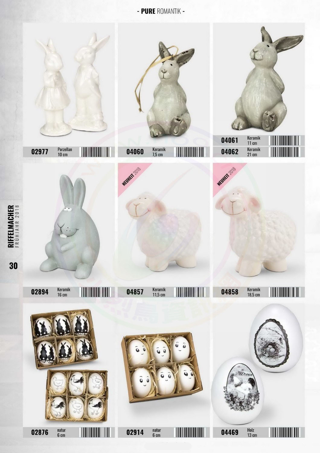 陶瓷，彩蛋，兔子，绵羊