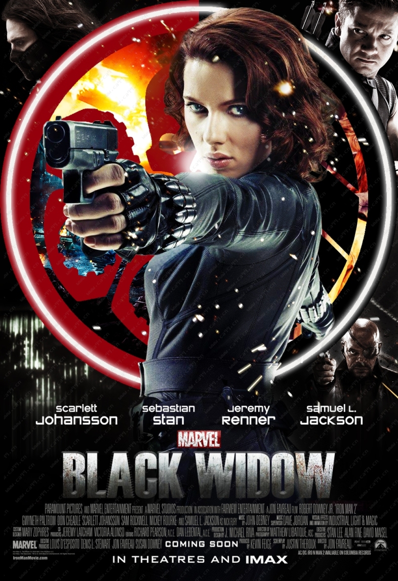 电影海报设计《black widow》