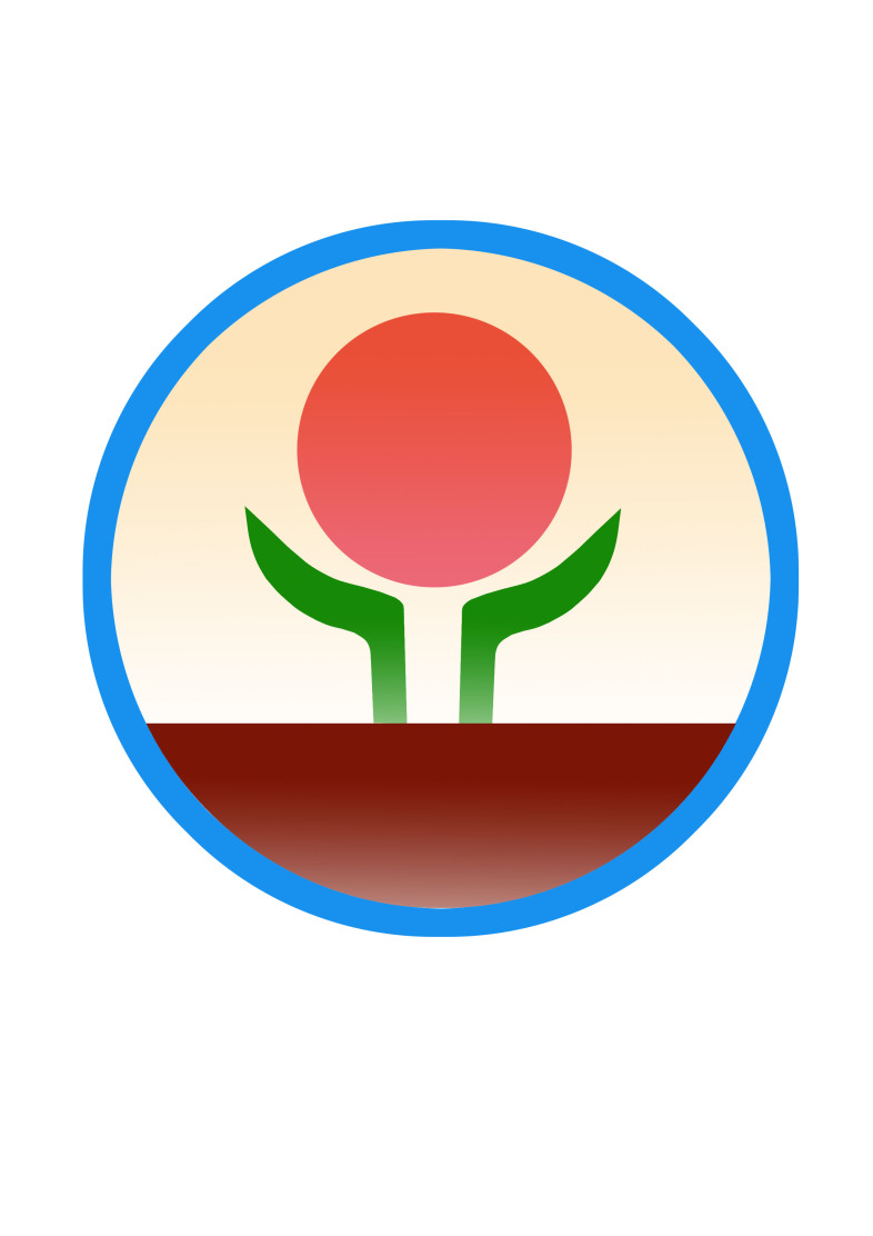 爱的夕阳logo设计