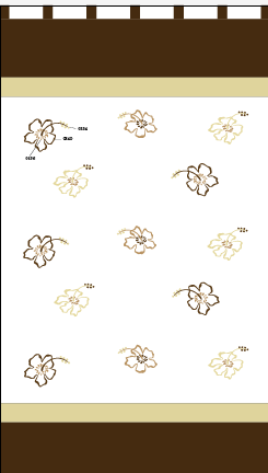 印花 绣花窗帘图案