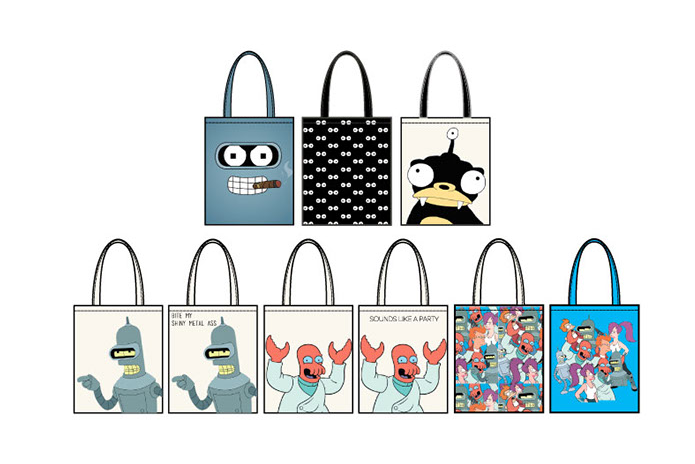 卡通手袋设计草图